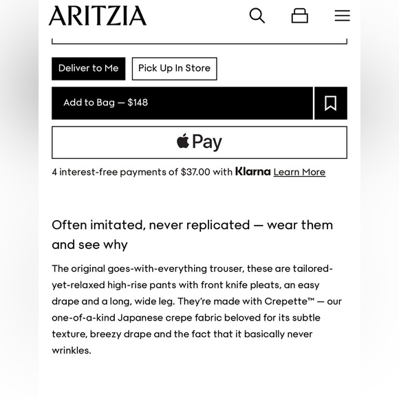 Aritzia Wilfred Effortless Pant - Picture 13 of 13